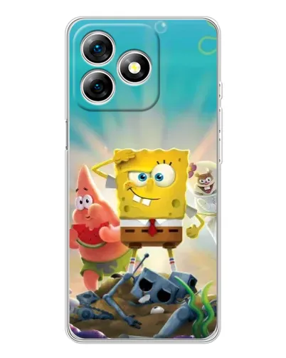 Чохол для Ulefone Note 18 Pro з картинкою «Спанч Боб переможець» Чохол для Ulefone Note 18 Pro з картинкою «Спанч Боб переможець»