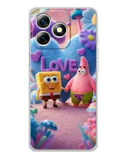 Чехол для Ulefone Note 18 Pro с картинкой «Губка Боб Патрик»