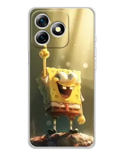 Чохол для Ulefone Note 18 Pro з картинкою «Сяючий Спанч Боб»