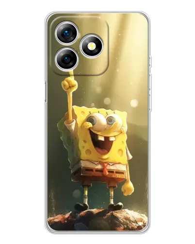Чохол для Ulefone Note 18 Pro з картинкою «Сяючий Спанч Боб» Чохол для Ulefone Note 18 Pro з картинкою «Сяючий Спанч Боб»