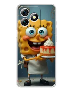 Чохол для Ulefone Note 18 Pro з картинкою «Кухар Спанч Боб»