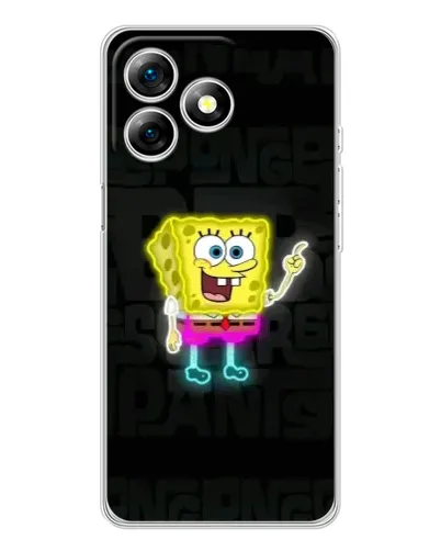 Чохол для Ulefone Note 18 Pro з картинкою «Неоновий Губка Боб» Чохол для Ulefone Note 18 Pro з картинкою «Неоновий Губка Боб»