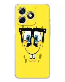 Чохол для Ulefone Note 18 Pro з картинкою «Мінімалістичний Спанч Боб»