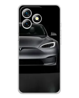 Чехол для Ulefone Note 18 Pro с картинкой «Tesla Model S Look» Чехол для Ulefone Note 18 Pro с картинкой «Tesla Model S Look»