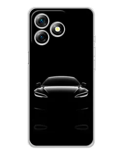 Чохол для Ulefone Note 18 Pro з картинкою «Силует Tesla Night»
