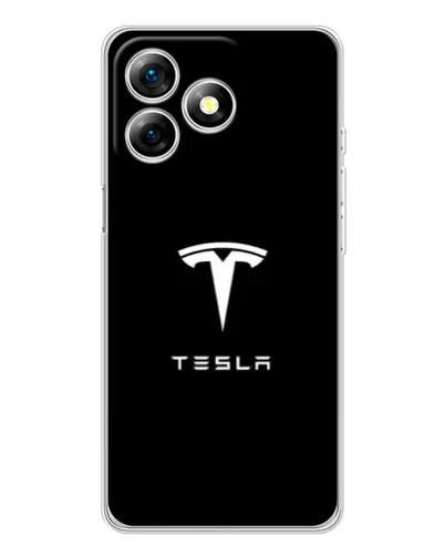 Чохол для Ulefone Note 18 Pro з картинкою «Tesla White Logo» Чохол для Ulefone Note 18 Pro з картинкою «Tesla White Logo»