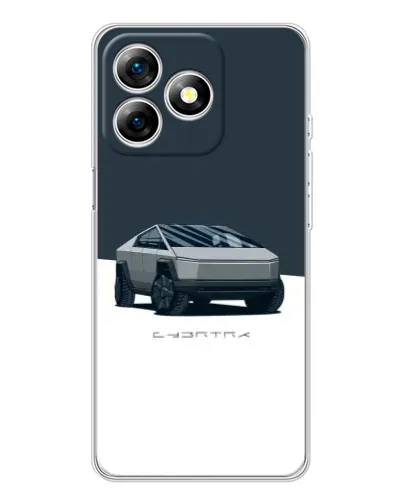 Чохол для Ulefone Note 18 Pro з картинкою «Сріблястий Cybertruck Tesla» Чохол для Ulefone Note 18 Pro з картинкою «Сріблястий Cybertruck Tesla»