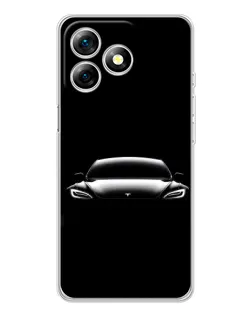 Чохол для Ulefone Note 18 Pro з картинкою «Фари Tesla Night»