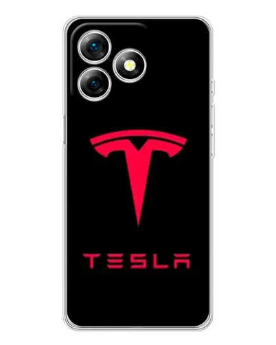 Чохол для Ulefone Note 18 Pro з картинкою «Tesla Red Logo» Чохол для Ulefone Note 18 Pro з картинкою «Tesla Red Logo»