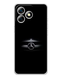 Чехол для Ulefone Note 18 Pro с картинкой «Mercedes — абстрактные линии»