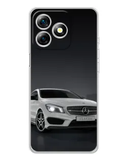 Чехол для Ulefone Note 18 Pro с картинкой «Mercedes AMG GT Silver»