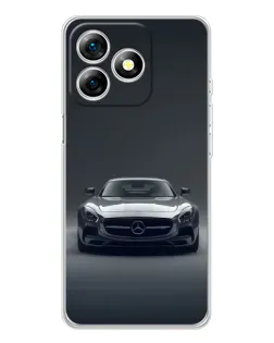 Чехол для Ulefone Note 18 Pro с картинкой «Mercedes на черном»