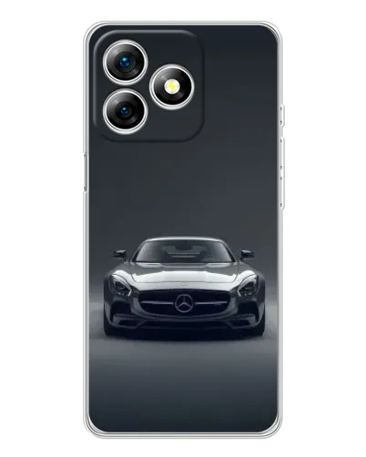 Чехол для Ulefone Note 18 Pro с картинкой «Mercedes на черном»