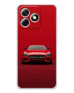 Чехол для Ulefone Note 18 Pro с картинкой «Красный Mercedes AMG»