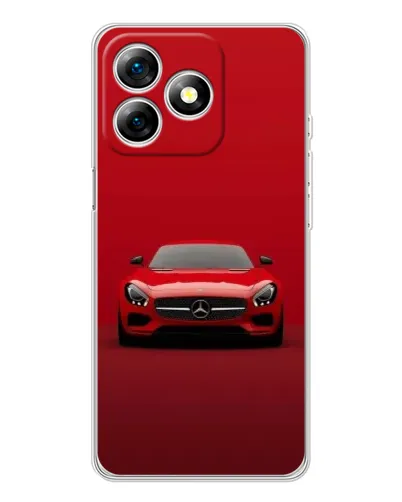 Чехол для Ulefone Note 18 Pro с картинкой «Красный Mercedes AMG»