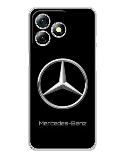 Чехол для Ulefone Note 18 Pro с картинкой «Mercedes Silver Logo»