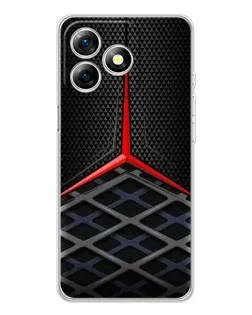 Чехол для Ulefone Note 18 Pro с картинкой «Mercedes Carbon Grid»