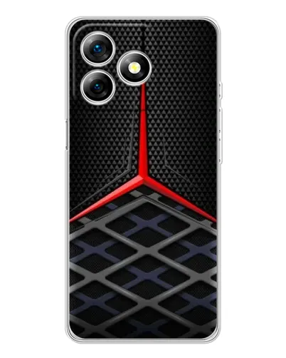 Чехол для Ulefone Note 18 Pro с картинкой «Mercedes Carbon Grid»
