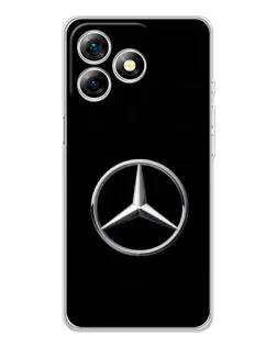 Чехол для Ulefone Note 18 Pro с картинкой «Mercedes классический лого»