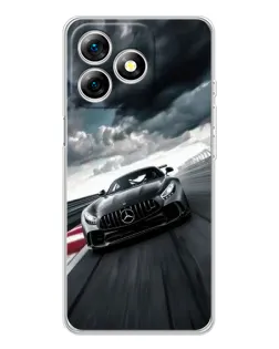 Чехол для Ulefone Note 18 Pro с картинкой «Гоночный Mercedes AMG»