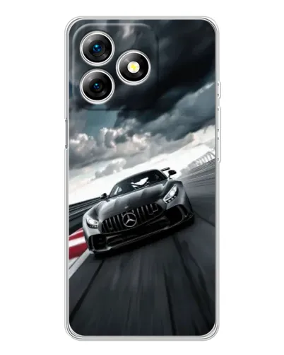 Чехол для Ulefone Note 18 Pro с картинкой «Гоночный Mercedes AMG»
