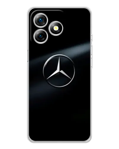 Чехол для Ulefone Note 18 Pro с картинкой «Mercedes на металле»