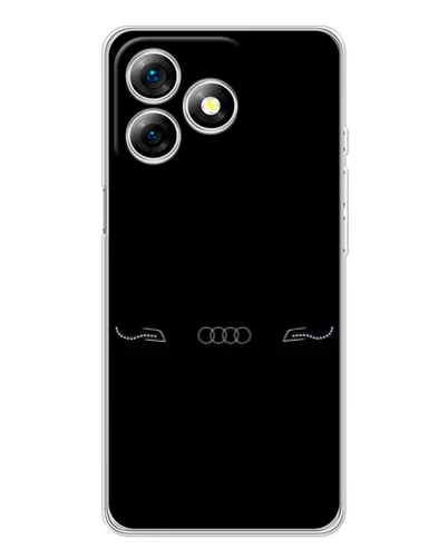 Чехол для Ulefone Note 18 Pro с картинкой «Audi — световой подпись»