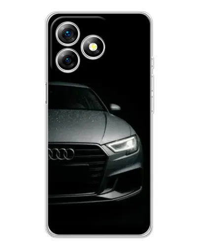 Чехол для Ulefone Note 18 Pro с картинкой «Audi — детализация кузова»