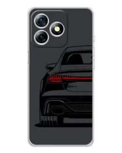 Чехол для Ulefone Note 18 Pro с картинкой «Задняя часть Audi — арт»