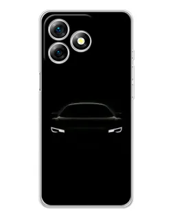 Чехол для Ulefone Note 18 Pro с картинкой «Взгляд Audi в темноте»