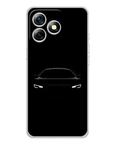 Чехол для Ulefone Note 18 Pro с картинкой «Взгляд Audi в темноте»