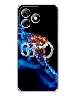 Чехол для Ulefone Note 18 Pro с картинкой «Энергия лого Audi»