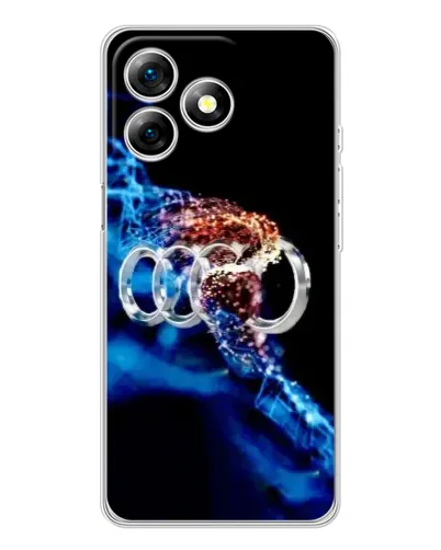 Чехол для Ulefone Note 18 Pro с картинкой «Энергия лого Audi»