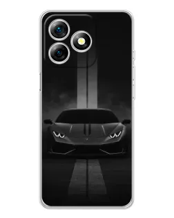 Чохол для Ulefone Note 18 Pro з картинкою «Lamborghini симетрія доріг»