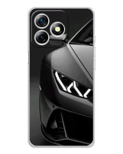 Чохол для Ulefone Note 18 Pro з картинкою «Lamborghini фари деталізація»