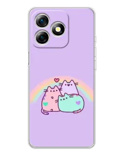 Чохол для Ulefone Note 18 Pro з картинкою «Веселкові Пушини»