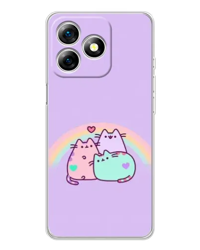 Чохол для Ulefone Note 18 Pro з картинкою «Веселкові Пушини» Чохол для Ulefone Note 18 Pro з картинкою «Веселкові Пушини»