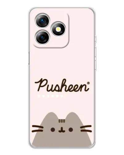 Чохол для Ulefone Note 18 Pro з картинкою «Pusheen логотип» Чохол для Ulefone Note 18 Pro з картинкою «Pusheen логотип»