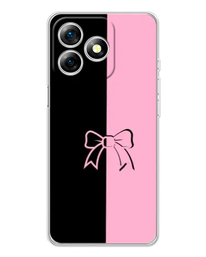 Чехол для Ulefone Note 18 Pro с картинкой «Половинки банта»