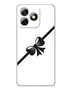 Чехол для Ulefone Note 18 Pro с картинкой «Диагональный бант»
