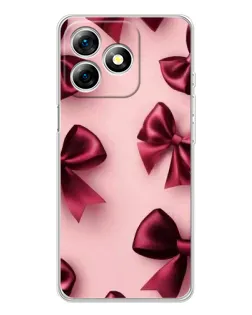 Чехол для Ulefone Note 18 Pro с картинкой «Бордовый атлас»