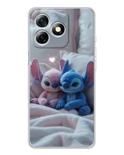 Чехол для Ulefone Note 18 Pro с картинкой «Плюшевые Стич Ангел»