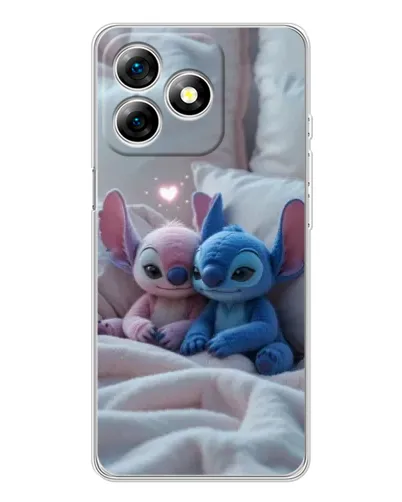 Чехол для Ulefone Note 18 Pro с картинкой «Плюшевые Стич Ангел»