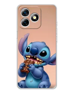 Чохол для Ulefone Note 18 Pro з картинкою «Стіч їсть шоколад»