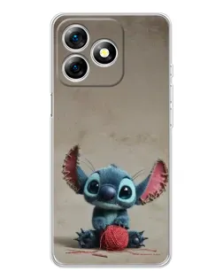Чохол для Ulefone Note 18 Pro з картинкою «Стіч на чоричневому фоні»