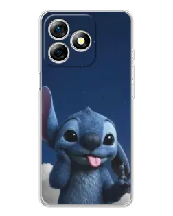 Чехол для Ulefone Note 18 Pro с картинкой «Стич в облаках»