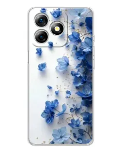 Чохол для Ulefone Note 18 Pro з картинкою «Блакитний квітковий каскад» Чохол для Ulefone Note 18 Pro з картинкою «Блакитний квітковий каскад»