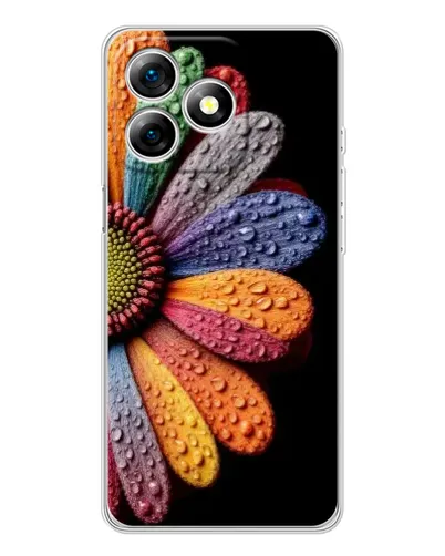 Чохол для Ulefone Note 18 Pro з картинкою «Райдужна квітка»
