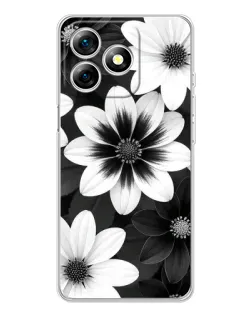 Чохол для Ulefone Note 18 Pro з картинкою «Монохромні айстри» Чохол для Ulefone Note 18 Pro з картинкою «Монохромні айстри»