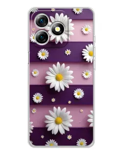 Чохол для Ulefone Note 18 Pro з картинкою «Ромашки на фіолетовому» Чохол для Ulefone Note 18 Pro з картинкою «Ромашки на фіолетовому»